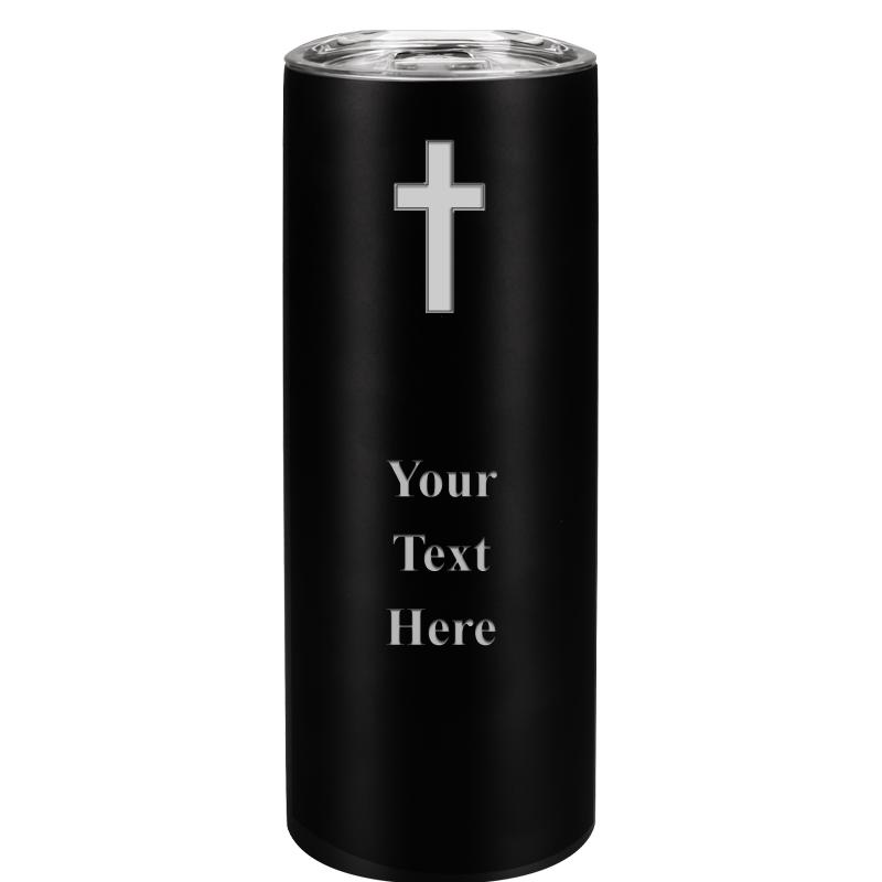 SLIM TUMBLER 20OZ BLACK