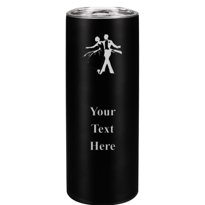 SLIM TUMBLER 20OZ BLACK
