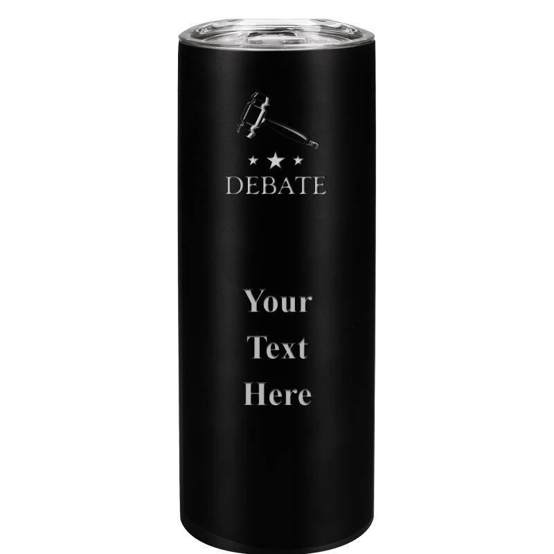 SLIM TUMBLER 20OZ BLACK