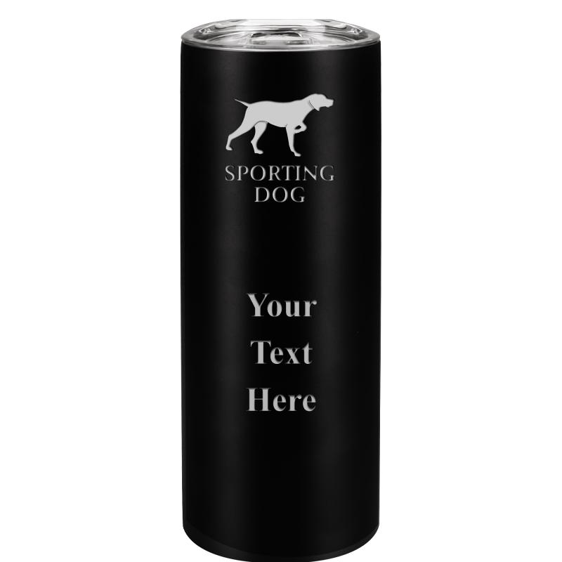 SLIM TUMBLER 20OZ BLACK