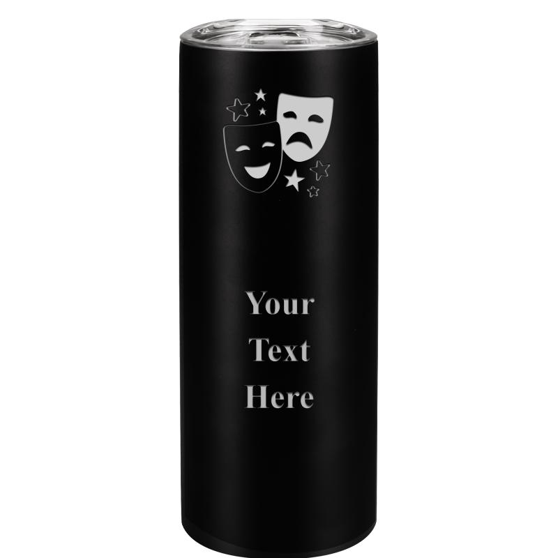 SLIM TUMBLER 20OZ BLACK