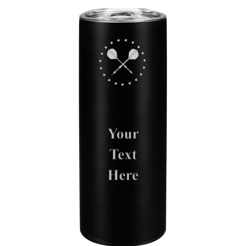 SLIM TUMBLER 20OZ BLACK