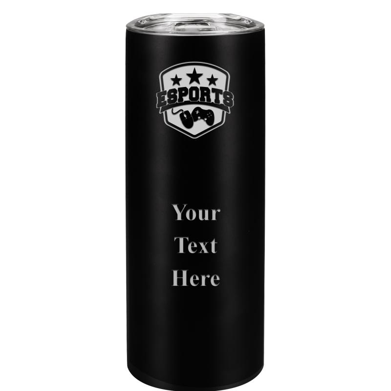 SLIM TUMBLER 20OZ BLACK