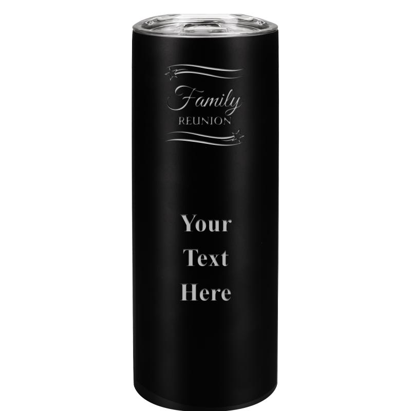 SLIM TUMBLER 20OZ BLACK