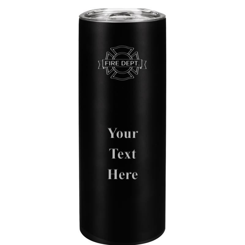 SLIM TUMBLER 20OZ BLACK