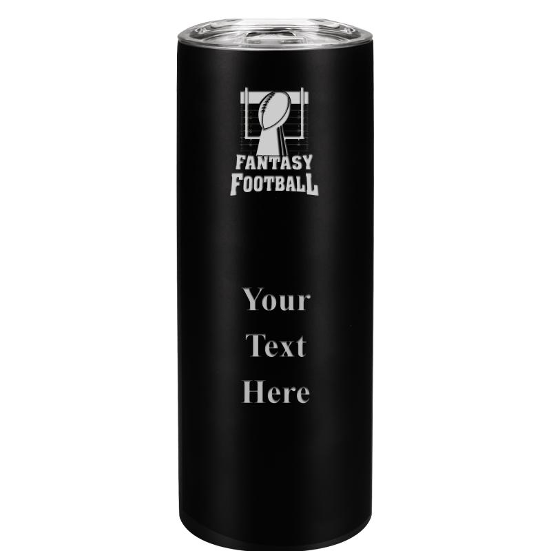 SLIM TUMBLER 20OZ BLACK