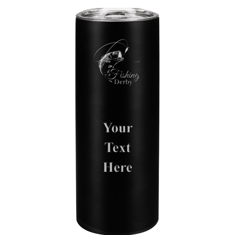 SLIM TUMBLER 20OZ BLACK