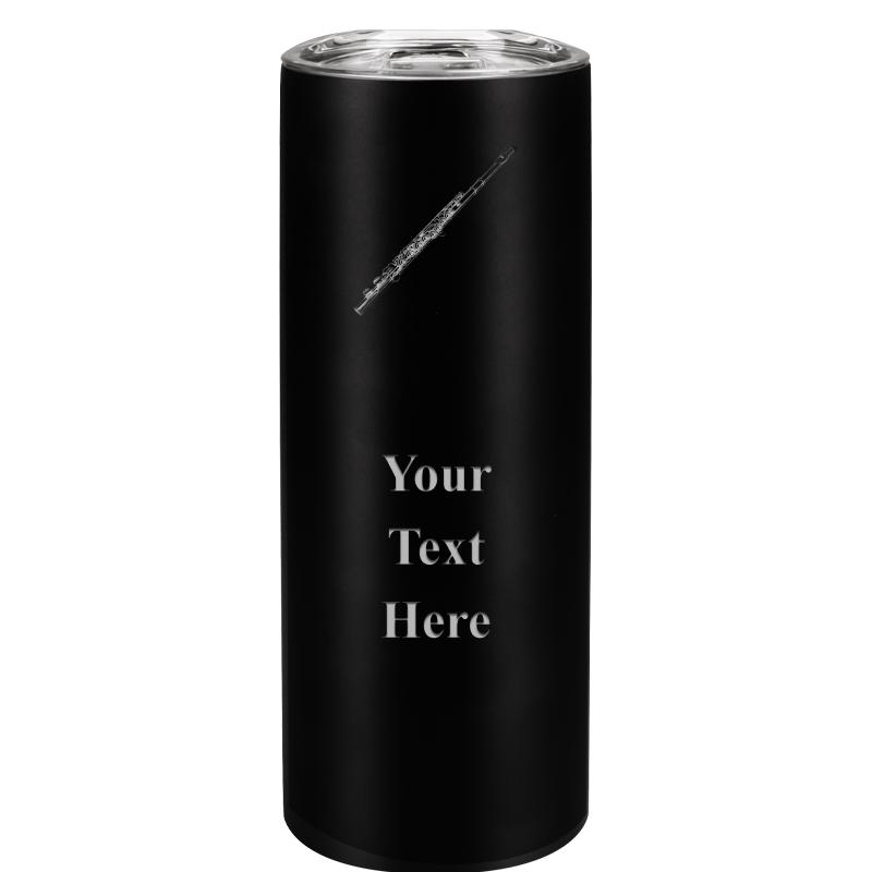 SLIM TUMBLER 20OZ BLACK