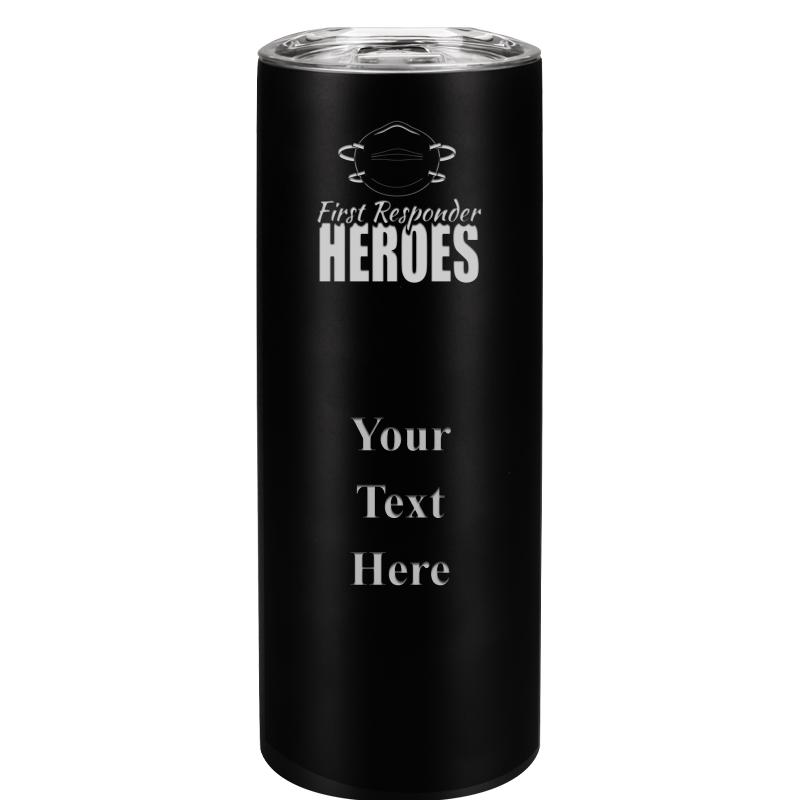 SLIM TUMBLER 20OZ BLACK