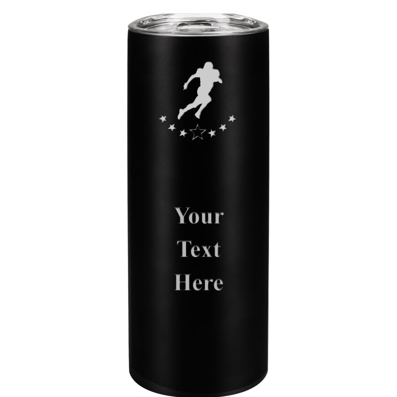 SLIM TUMBLER 20OZ BLACK
