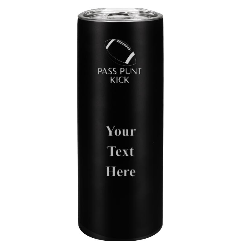 SLIM TUMBLER 20OZ BLACK