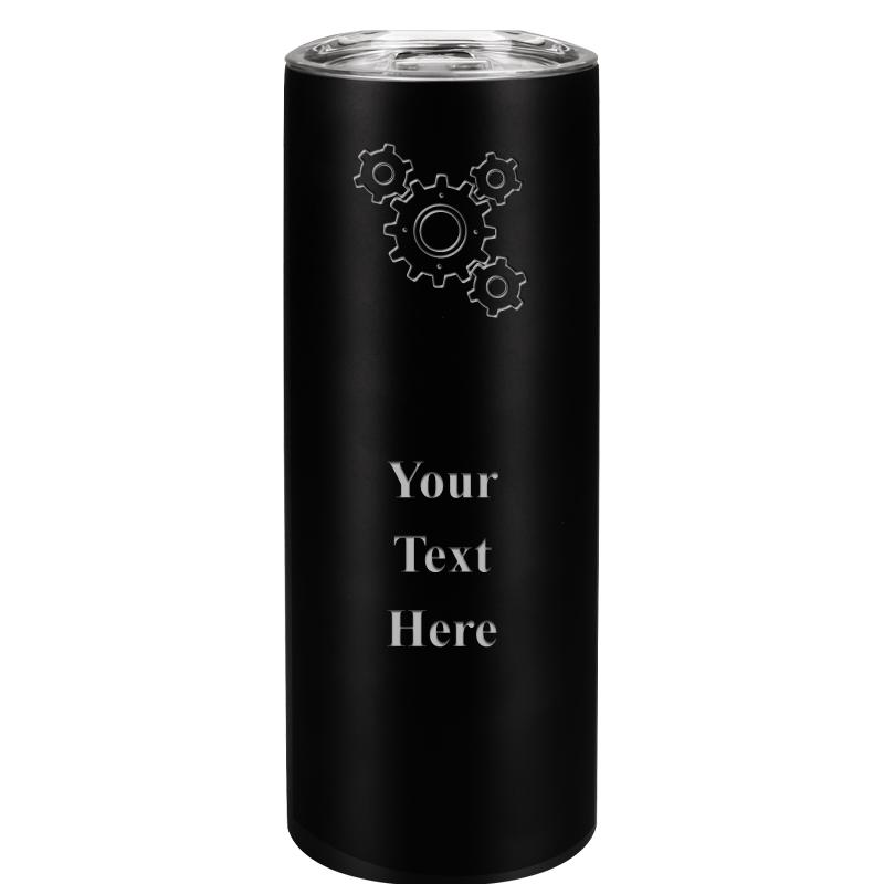 SLIM TUMBLER 20OZ BLACK