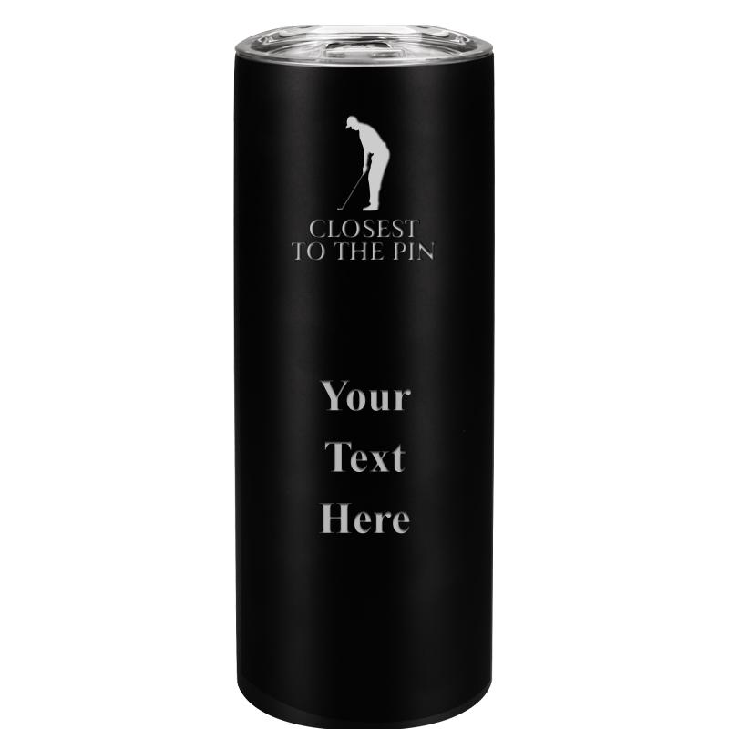 SLIM TUMBLER 20OZ BLACK