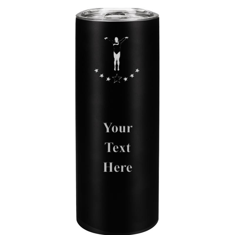 SLIM TUMBLER 20OZ BLACK