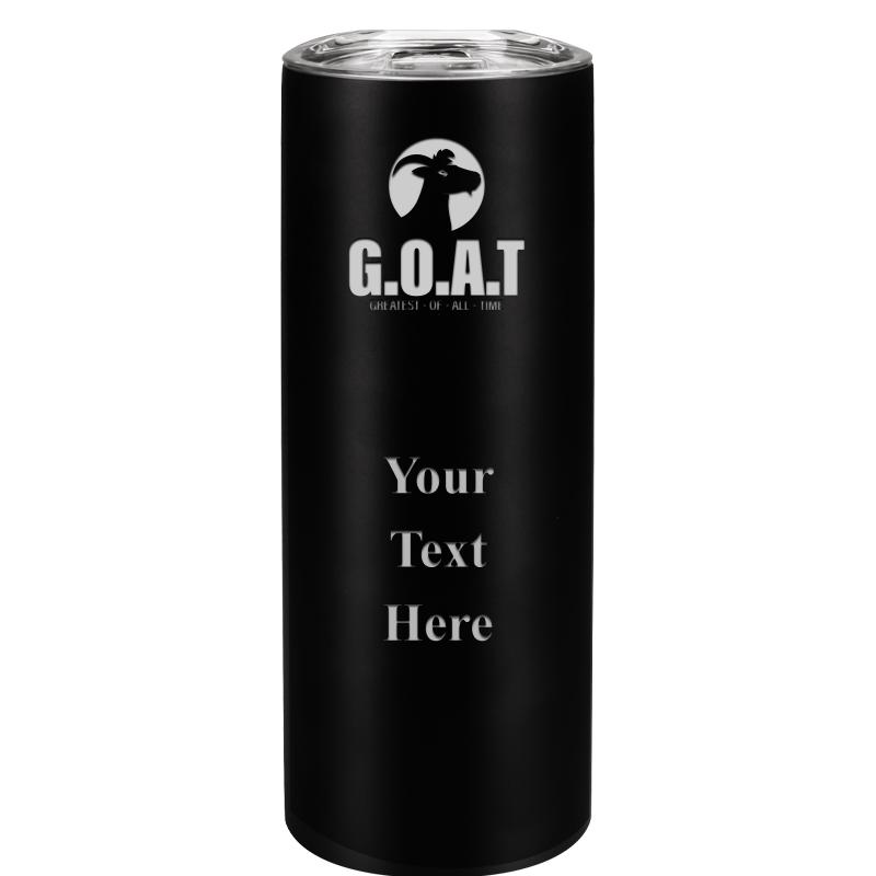 SLIM TUMBLER 20OZ BLACK