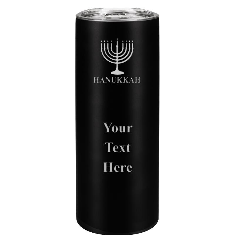 SLIM TUMBLER 20OZ BLACK