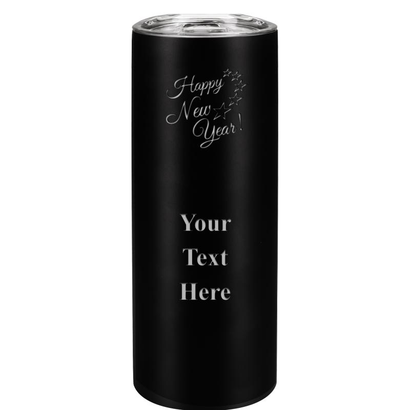 SLIM TUMBLER 20OZ BLACK
