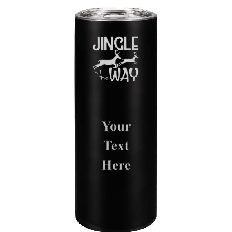 SLIM TUMBLER 20OZ BLACK