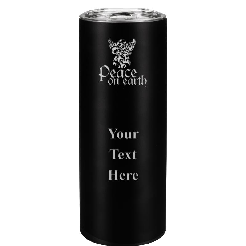 SLIM TUMBLER 20OZ BLACK