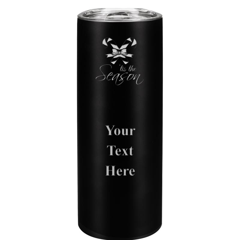 SLIM TUMBLER 20OZ BLACK