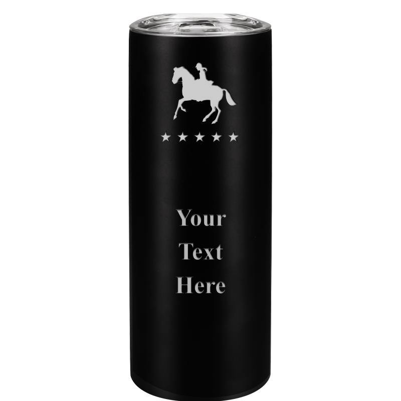 SLIM TUMBLER 20OZ BLACK