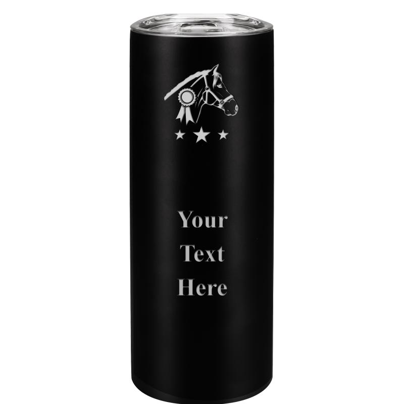 SLIM TUMBLER 20OZ BLACK