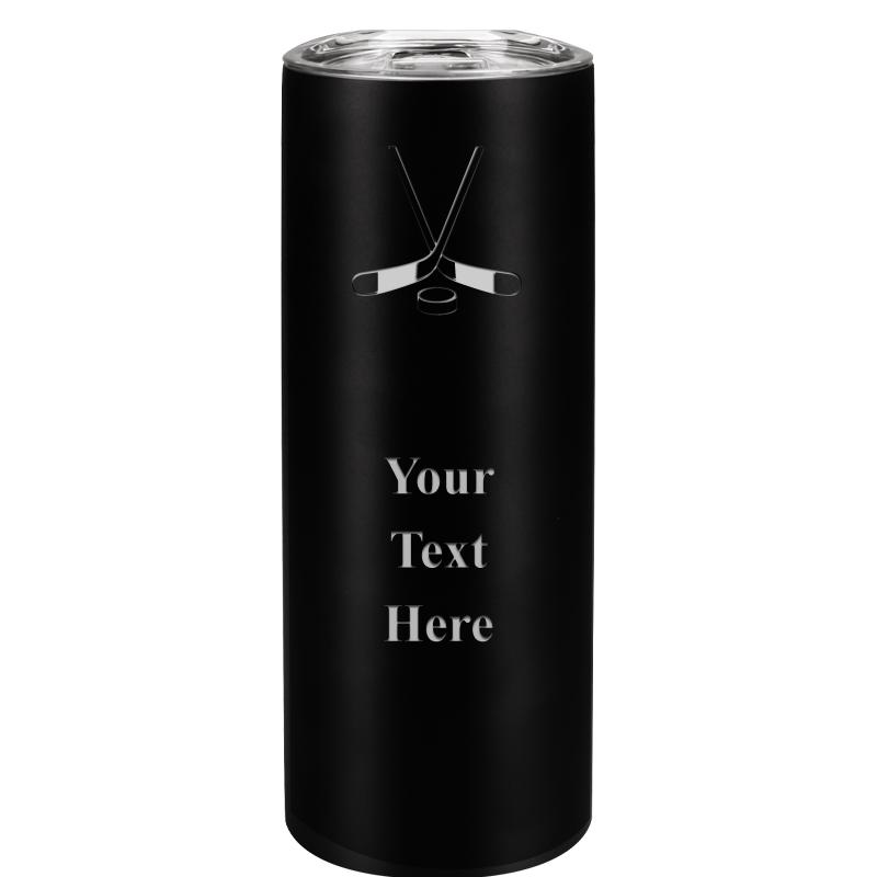SLIM TUMBLER 20OZ BLACK