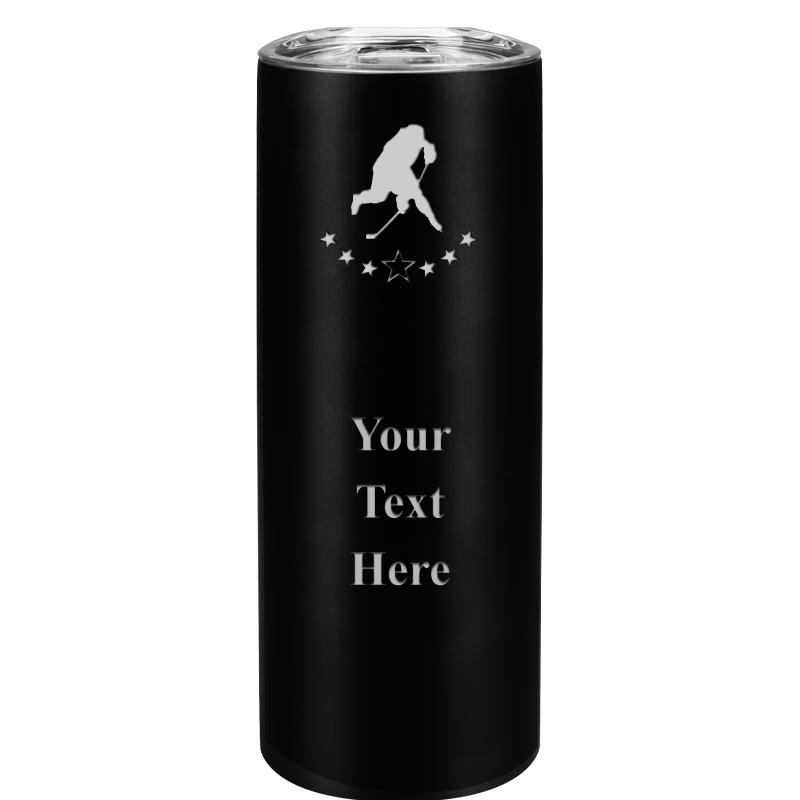 SLIM TUMBLER 20OZ BLACK