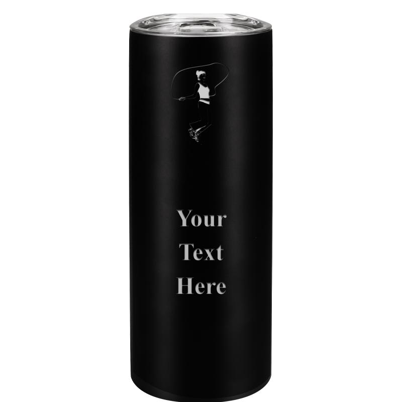 SLIM TUMBLER 20OZ BLACK