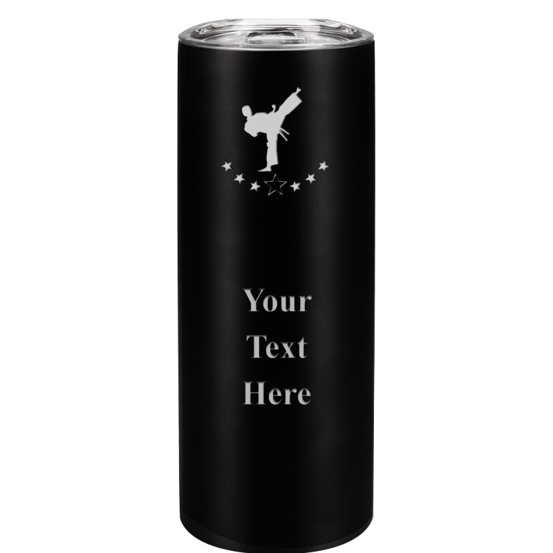 SLIM TUMBLER 20OZ BLACK