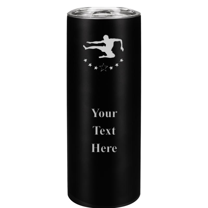 SLIM TUMBLER 20OZ BLACK