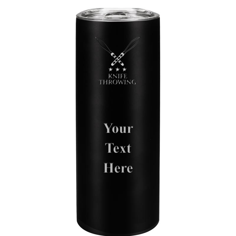 SLIM TUMBLER 20OZ BLACK