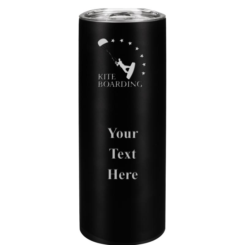 SLIM TUMBLER 20OZ BLACK