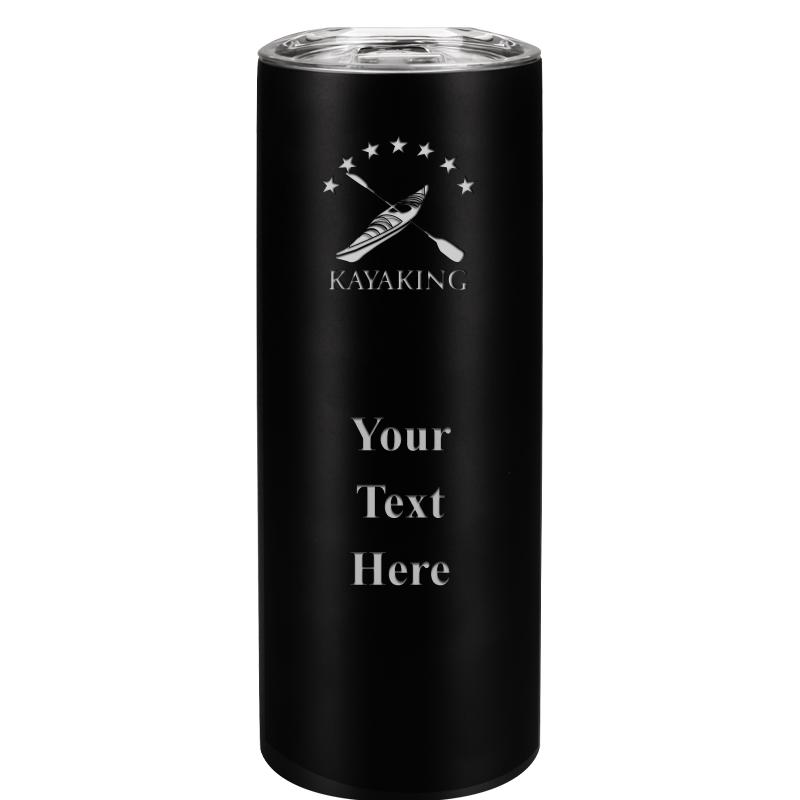 SLIM TUMBLER 20OZ BLACK