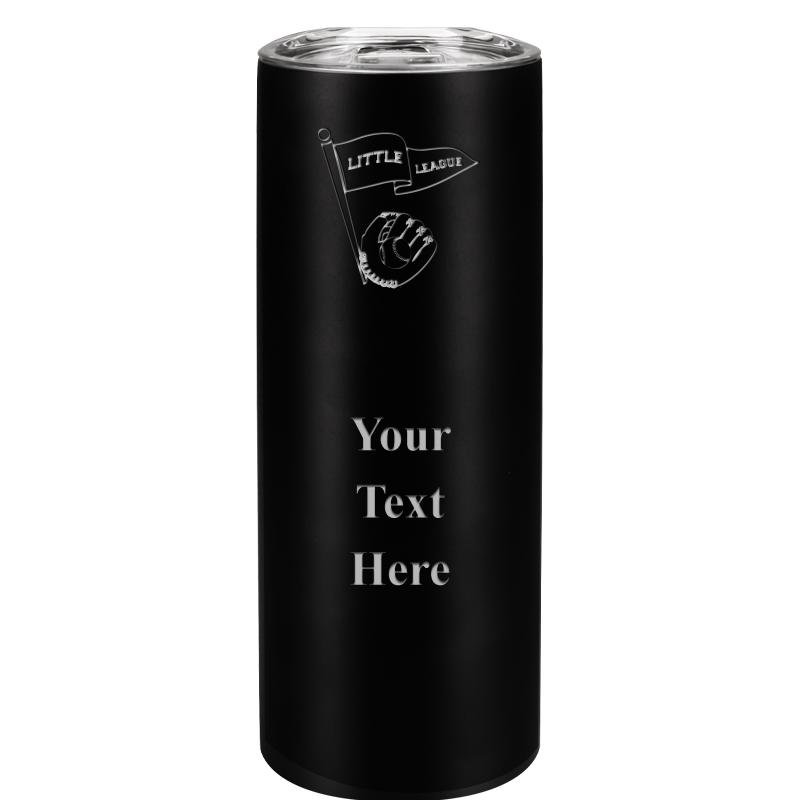 SLIM TUMBLER 20OZ BLACK