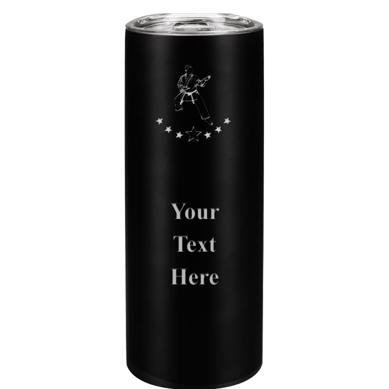 SLIM TUMBLER 20OZ BLACK