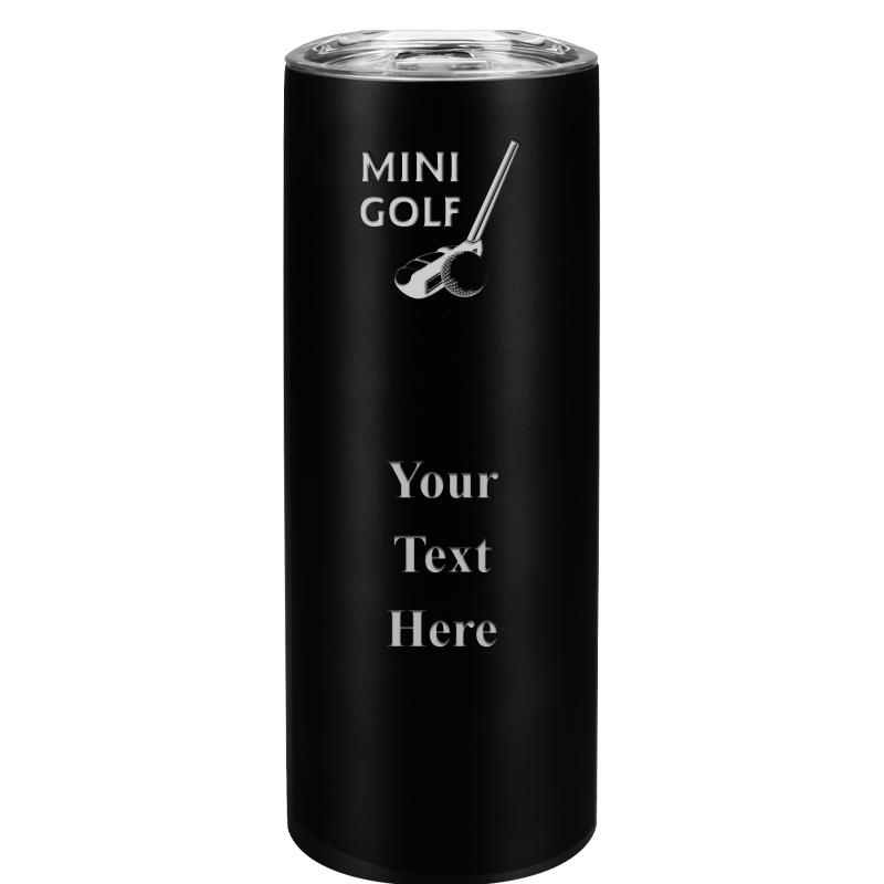 SLIM TUMBLER 20OZ BLACK