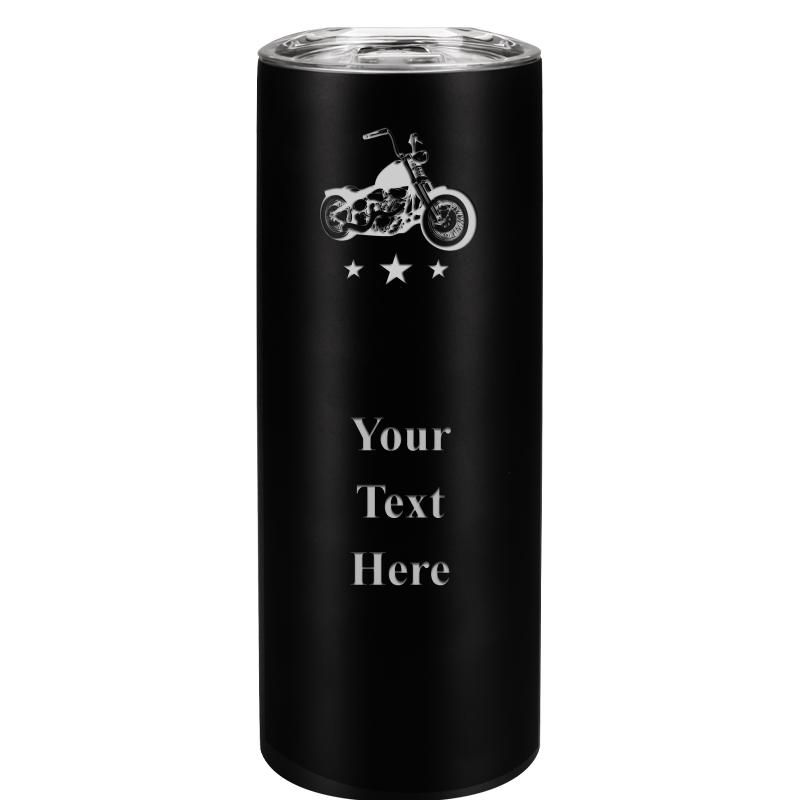 SLIM TUMBLER 20OZ BLACK