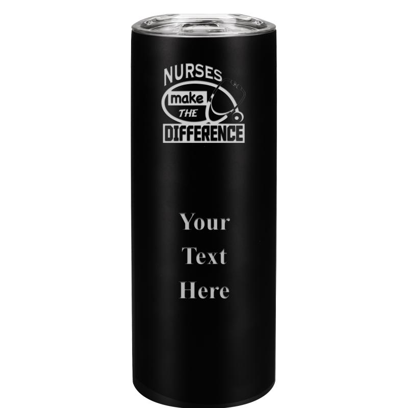 SLIM TUMBLER 20OZ BLACK