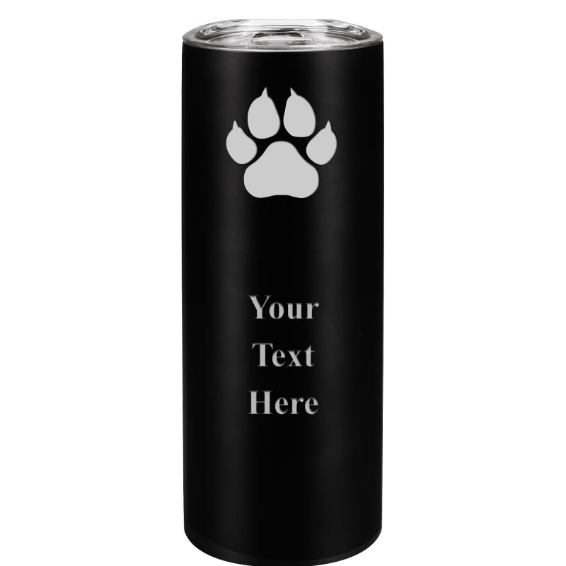 SLIM TUMBLER 20OZ BLACK