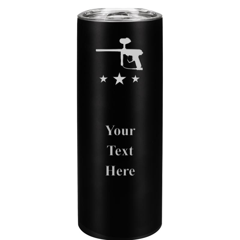 SLIM TUMBLER 20OZ BLACK