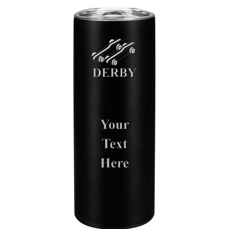 SLIM TUMBLER 20OZ BLACK