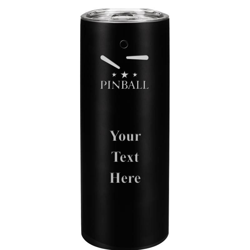 SLIM TUMBLER 20OZ BLACK