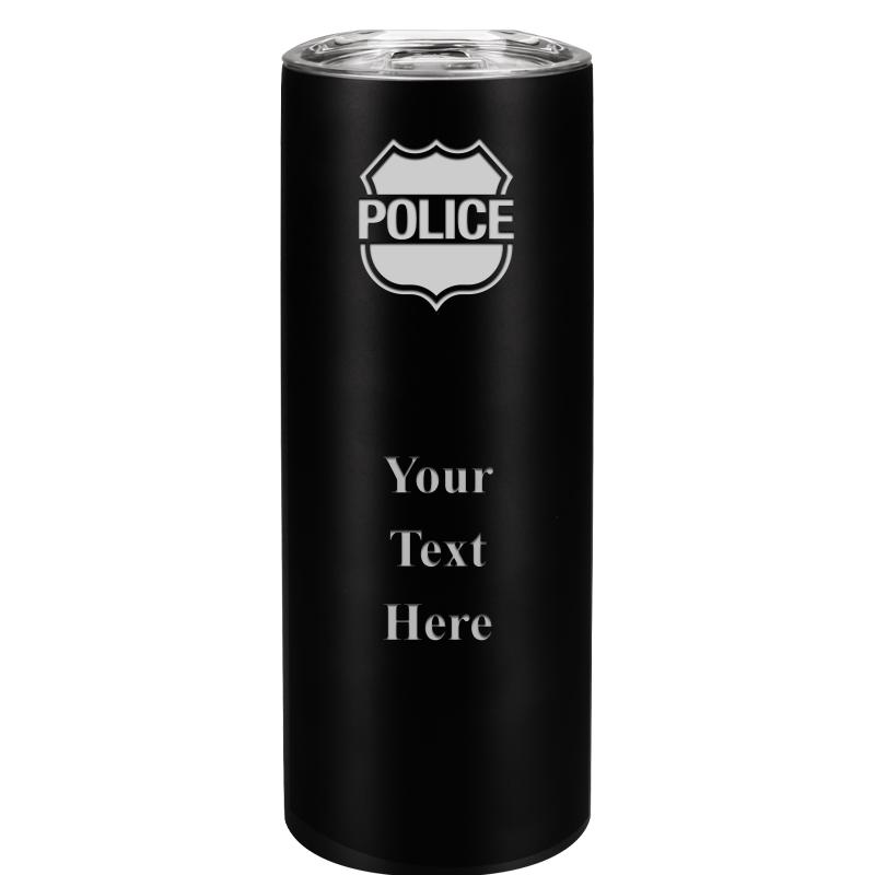 SLIM TUMBLER 20OZ BLACK