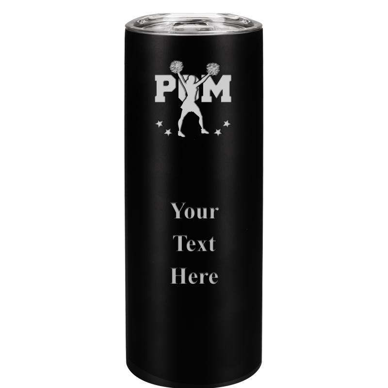 SLIM TUMBLER 20OZ BLACK