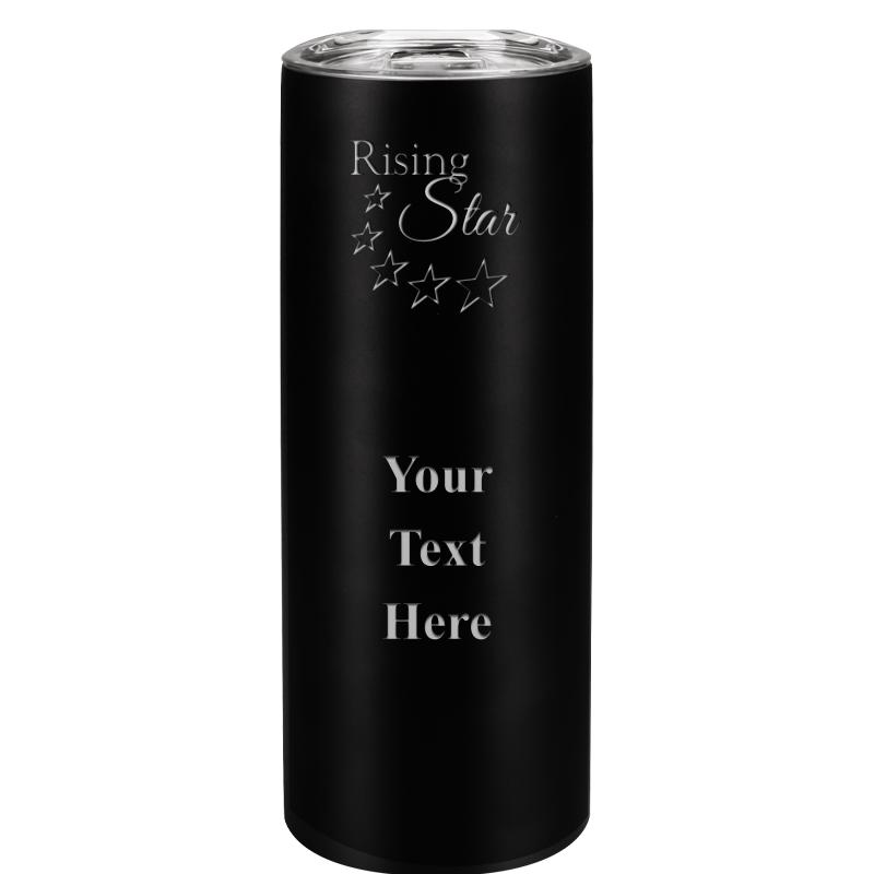 SLIM TUMBLER 20OZ BLACK