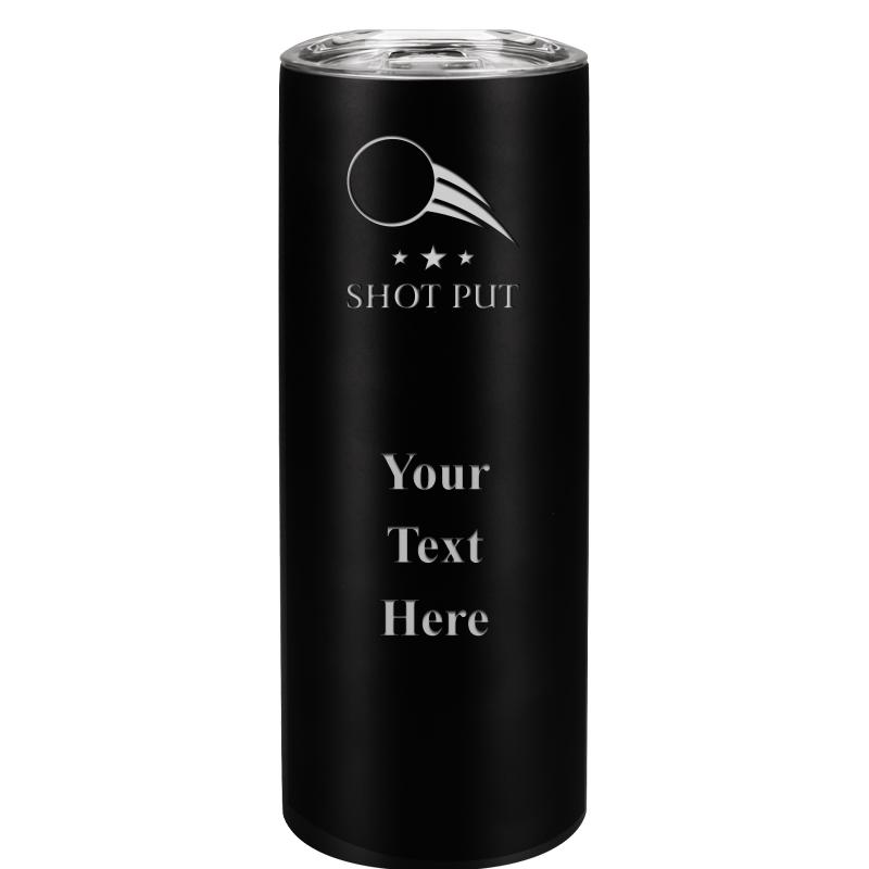 SLIM TUMBLER 20OZ BLACK