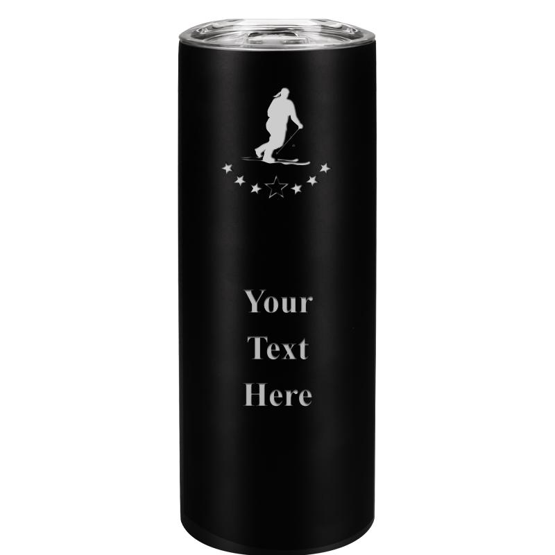 SLIM TUMBLER 20OZ BLACK