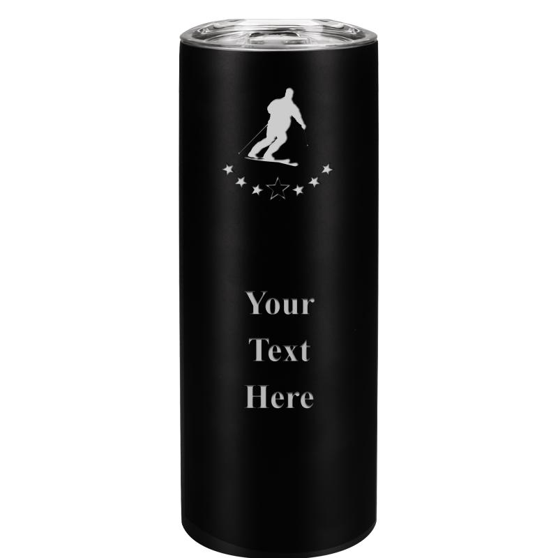 SLIM TUMBLER 20OZ BLACK