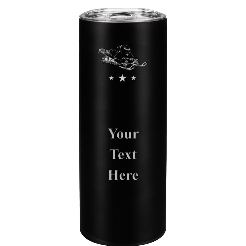 SLIM TUMBLER 20OZ BLACK